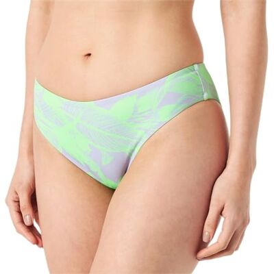 4F Damen Bikini Bottom F025 Bikini-Unterteil, Green Allover, 4F Damen Bikini Bottom F025 Bikini-Unterteil, Green Allover,