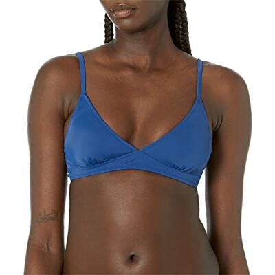 Amazon Damen Klassisches Bikini-Oberteil, Leichter Halt, Bademode, Tiefblau, 36 Amazon Damen Klassisches Bikini-Oberteil, Leichter Halt, Bademode, Tiefblau, 36
