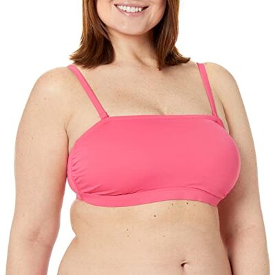 Amazon Damen Bandeau-Badeoberteil (In Übergröße Erhältlich) Auslauffarben, Intensive Rosa, XL Große Größen Amazon Damen Bandeau-Badeoberteil (In Übergröße Erhältlich) Auslauffarben, Intensive Rosa, XL Große Größen