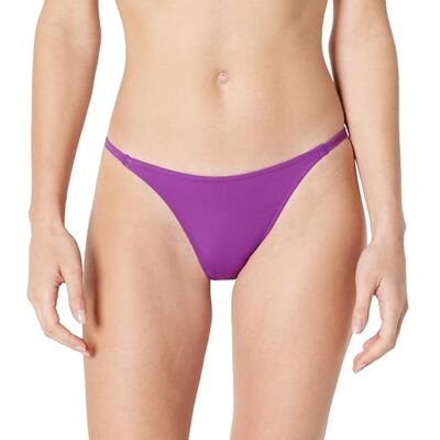 Amazon Damen Bikinihose ohne Bindeband mit Hohem Beinausschnitt , Violett, 46 Amazon Damen Bikinihose ohne Bindeband mit Hohem Beinausschnitt , Violett, 46