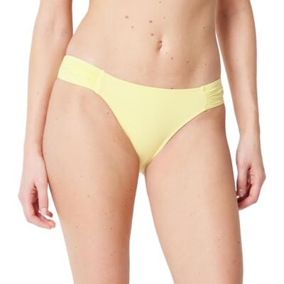Amazon Damen Klassische Bikinihose mit seitlichen Laschen, Hellgelb, 42 Amazon Damen Klassische Bikinihose mit seitlichen Laschen, Hellgelb, 42