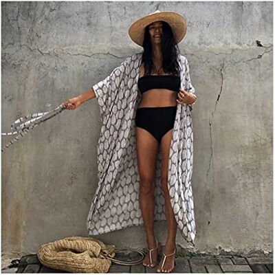 MZPOZB Bikini-Abdeckung Strand-Cover-Ups for Bademode Damen Schwarz Tie Dye Kimono Badeanzug Cape Sommerkleid Beachwear Outfits Badeanzug Cover Up(Gray Leaf Cover up) MZPOZB Bikini-Abdeckung Strand-Cover-Ups for Bademode Damen Schwarz Tie Dye Kimono Badeanzug Cape Sommerkleid Beachwear Outfits Badeanzug Cover Up(Gray Leaf Cover up)