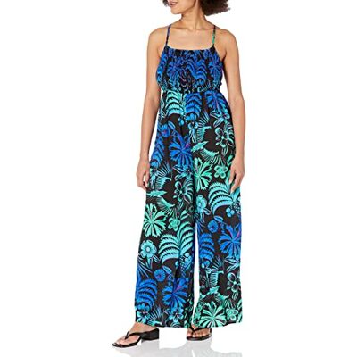 Desigual Damen Jampsuit_tropi 5010 Bikini Set, Blau, XXL EU Desigual Damen Jampsuit_tropi 5010 Bikini Set, Blau, XXL EU