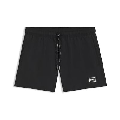 HUGO Badeshorts Mit Metallenem Logo Und Branding HUGO Badeshorts Mit Metallenem Logo Und Branding