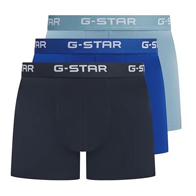 G-STAR Men's Ash 3 Pack Trunks G-STAR Men's Ash 3 Pack Trunks