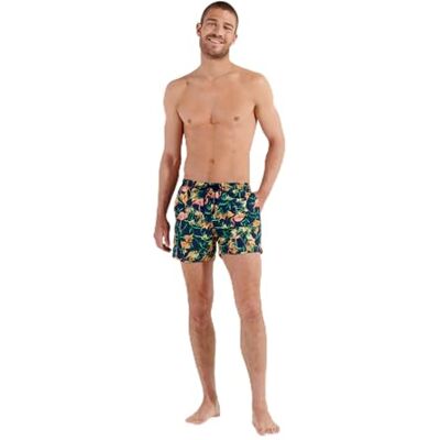HOM Herren Flamingo Badeshorts Boardshorts HOM Herren Flamingo Badeshorts Boardshorts