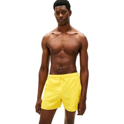 Tommy Hilfiger Herren Badeshorts Medium Drawstring aus Ripstop, Gelb (Buttercup Yellow), XL Tommy Hilfiger Herren Badeshorts Medium Drawstring aus Ripstop, Gelb (Buttercup Yellow), XL