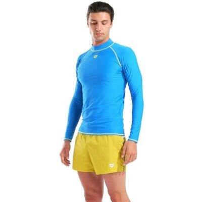 ARENA Herren UV Sonnen Schutz Rash Graphic Langarm Schwimm Shirt ARENA Herren UV Sonnen Schutz Rash Graphic Langarm Schwimm Shirt