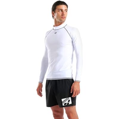 ARENA Herren UV Sonnen Schutz Rash Graphic Langarm Schwimm Shirt ARENA Herren UV Sonnen Schutz Rash Graphic Langarm Schwimm Shirt