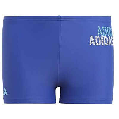 Adidas Jungen Boxer Swimwear Logo Swim Brief, Semi Lucid Blue/Signal Cyan/White, HR7478, 92 Adidas Jungen Boxer Swimwear Logo Swim Brief, Semi Lucid Blue/Signal Cyan/White, HR7478, 92