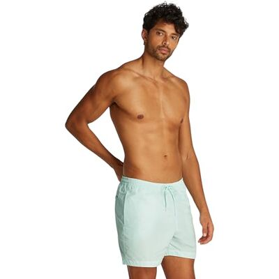 Calvin Herren Badehose Medium Drawstring mit Tunnelzug, Grau (Moonlight Jade), XXL Calvin Herren Badehose Medium Drawstring mit Tunnelzug, Grau (Moonlight Jade), XXL