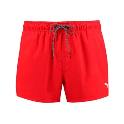 Puma Herren Korte zwemshorts voor heren Badehose, Rot, L EU Puma Herren Korte zwemshorts voor heren Badehose, Rot, L EU