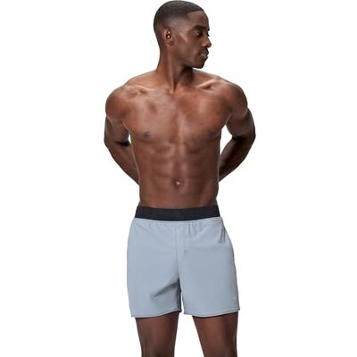 Speedo Solid Lookout Volley 16" Badeshorts für Herren, Grau, M Speedo Solid Lookout Volley 16" Badeshorts für Herren, Grau, M
