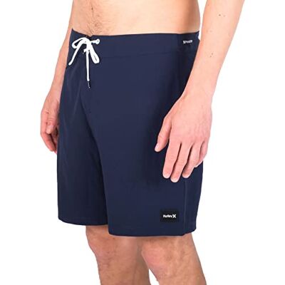 Hurley Herren Phantom O&o Solid 18' Board-Shorts, Obsidian, 44 Hurley Herren Phantom O&o Solid 18' Board-Shorts, Obsidian, 44