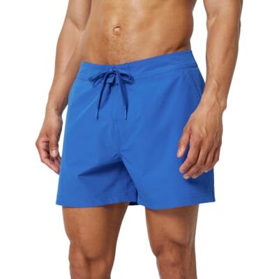 Amazon Herren Board-Badeshorts, Blau, S Amazon Herren Board-Badeshorts, Blau, S