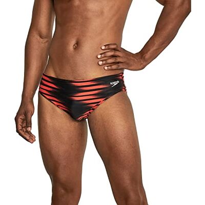 Speedo Herren Badeanzug Brief Prolt Printed Team Colors Badehose, Sharp High Risk Red, 26 Speedo Herren Badeanzug Brief Prolt Printed Team Colors Badehose, Sharp High Risk Red, 26
