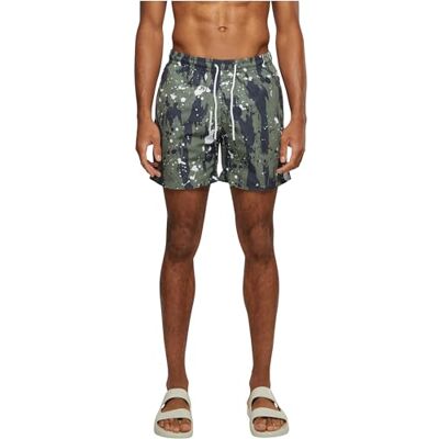 Urban Classics Herren Camo Swim Shorts Urban Classics Herren Camo Swim Shorts