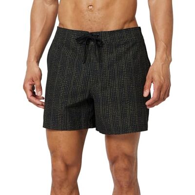 Amazon Herren Board-Badeshorts, Schwarz, Dunkles Olivgrün, XL Amazon Herren Board-Badeshorts, Schwarz, Dunkles Olivgrün, XL