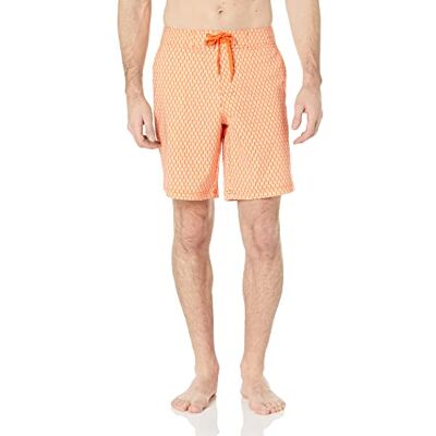Amazon Herren Board-Badeshorts, Orange Surfbretter Geo, XL Amazon Herren Board-Badeshorts, Orange Surfbretter Geo, XL