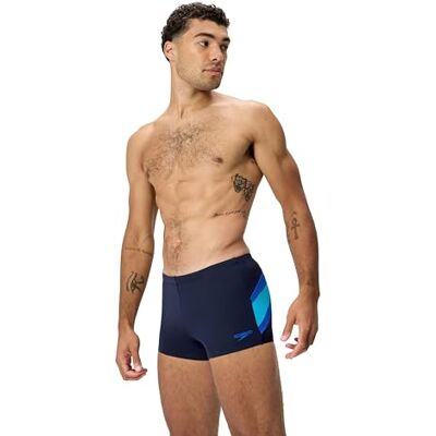 Speedo Hyperboom Aquashort für Herren, Navy Blau, 36 Speedo Hyperboom Aquashort für Herren, Navy Blau, 36