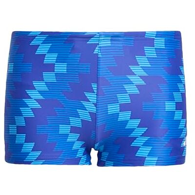 Adidas Jungen Football Inspired Graphic Swim Boxer Kids Swimwear, Lucid Blue, 15-16 Years Adidas Jungen Football Inspired Graphic Swim Boxer Kids Swimwear, Lucid Blue, 15-16 Years
