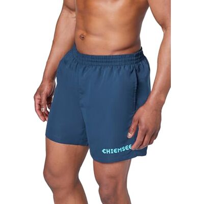 Chiemsee Badehose Herren blau I Regular Fit Badeshorts mit elastischem Bund & Kordel I Schnelltrocknend, mit Mesh-Innenslip & Taschen I Schwimmhose in der Farbe Dress Blues, Größe L Chiemsee Badehose Herren blau I Regular Fit Badeshorts mit elastischem Bund & Kordel I Schnelltrocknend, mit Mesh-Innenslip & Taschen I Schwimmhose in der Farbe Dress Blues, Größe L