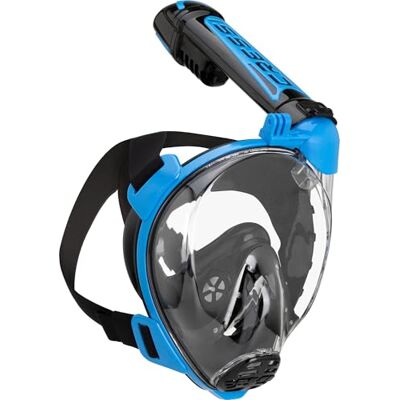 CRESSI Duke Action Schnorchelmaske Erwachsene, Schwarz/Blau, S/M CRESSI Duke Action Schnorchelmaske Erwachsene, Schwarz/Blau, S/M