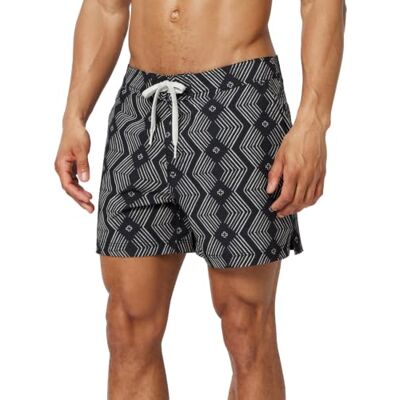 Amazon Herren Board-Badeshorts, Black Oatmeal Geo, XXL Amazon Herren Board-Badeshorts, Black Oatmeal Geo, XXL