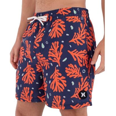 Hurley Herren Boardshort Men Volley Icon Coral Board Shorts Hurley Herren Boardshort Men Volley Icon Coral Board Shorts
