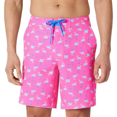 Amazon Herren Board-Badeshorts, Kräftiges Rosa Flamingo, M Amazon Herren Board-Badeshorts, Kräftiges Rosa Flamingo, M