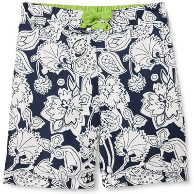 Amazon Jungen Regular-Fit Schnelltrocknende Badehose Badeshorts, Marineblau Folk Floral, 10 Jahre Amazon Jungen Regular-Fit Schnelltrocknende Badehose Badeshorts, Marineblau Folk Floral, 10 Jahre