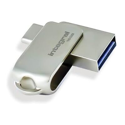 Integral 16GB 360-Dual USB 3.2 Gen 1 Typ A & USB-C Flash-Laufwerk 5Gbps Übertragungen Plug & Play Kompatibel mit PC, Laptop, Smartphones, iPhone 15/16, MacBook Pro/Air und iPad Pro Integral 16GB 360-Dual USB 3.2 Gen 1 Typ A & USB-C Flash-Laufwerk 5Gbps Übertragungen Plug & Play Kompatibel mit PC, Laptop, Smartphones, iPhone 15/16, MacBook Pro/Air und iPad Pro