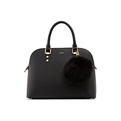 ALDO Damen Galilini Dome Satchel Handtasche, Schwarz ALDO Damen Galilini Dome Satchel Handtasche, Schwarz