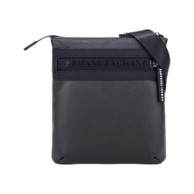 Armani Exchange Angel, Tonal Logo, Front Zip Flat crossbody Armani Exchange Angel, Tonal Logo, Front Zip Flat crossbody