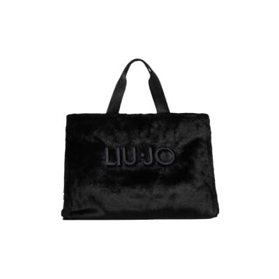 Liu Jo Shopper Umhängetasche Fake Fur Tote Bag Nero schwarz Liu Jo Shopper Umhängetasche Fake Fur Tote Bag Nero schwarz