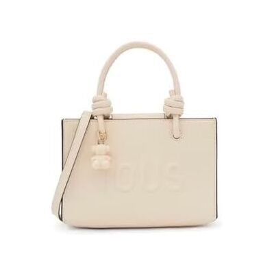 TOUS Reporter Umhängetasche, Beige, für Damen, Maße 13 x 20,5 x 7 cm, Kollektion La Rue New TOUS Reporter Umhängetasche, Beige, für Damen, Maße 13 x 20,5 x 7 cm, Kollektion La Rue New