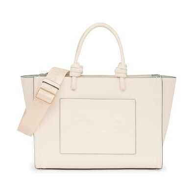 TOUS Mittelgroßer Shopper Amaya Beige La Rue Beige TOUS Mittelgroßer Shopper Amaya Beige La Rue Beige