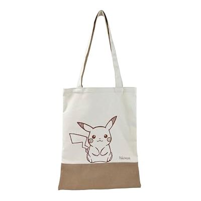 CYPBRANDS Unisex Kinder Pokémon Plaid Bolsa Loneta Tasche, beige CYPBRANDS Unisex Kinder Pokémon Plaid Bolsa Loneta Tasche, beige