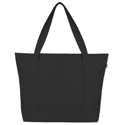 ECO Große Canvas Tote Bag Für Frauen Mit Reißverschluss & Innentasche, 100% Bio-baumwolle Reisenthel Shopper ECO Große Canvas Tote Bag Für Frauen Mit Reißverschluss & Innentasche, 100% Bio-baumwolle Reisenthel Shopper