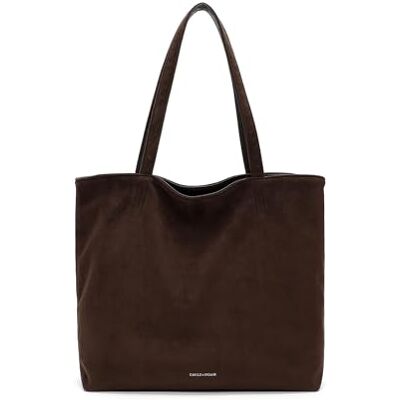 Emily & Noah Shopper E&N Eva Suede 65173 Damen Handtaschen Uni brown 200 Emily & Noah Shopper E&N Eva Suede 65173 Damen Handtaschen Uni brown 200