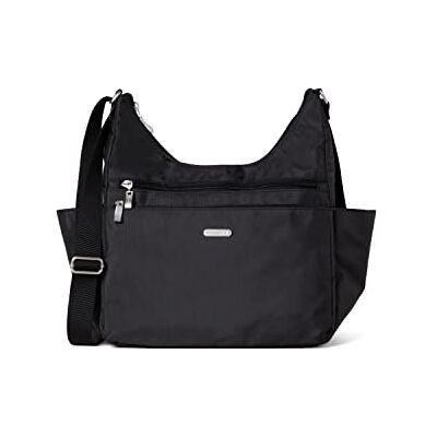 Baggallini Essential Hobo-Umhängetasche, Schwarz, Einheitsgröße Baggallini Essential Hobo-Umhängetasche, Schwarz, Einheitsgröße