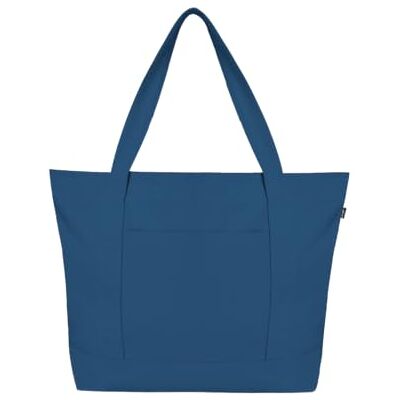 ECO Canvas Tote Bag for Women with Zip & Inner Pocket, 100% Organic Cotton Tote Bags for Men, Shopping, Beach ECO Canvas Tote Bag for Women with Zip & Inner Pocket, 100% Organic Cotton Tote Bags for Men, Shopping, Beach
