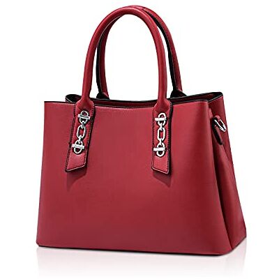 NICOLE & DORIS Henkeltasche Damen Umhängetasche Einfach Elegante Handtasche Stilvolle Schultertasche PU Leder Tote Bag Casual Frauen Tasche Top Griff Mittlere NICOLE & DORIS Henkeltasche Damen Umhängetasche Einfach Elegante Handtasche Stilvolle Schultertasche PU Leder Tote Bag Casual Frauen Tasche Top Griff Mittlere
