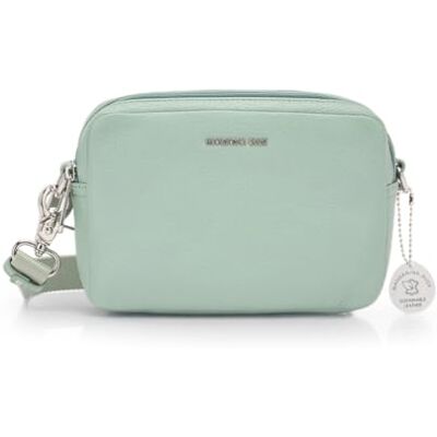 Mandarina Duck Mellow Leder-Kameratasche, Damen, Iceberg Green Mandarina Duck Mellow Leder-Kameratasche, Damen, Iceberg Green