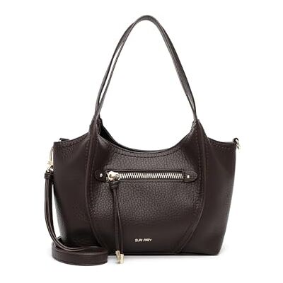 SURI FREY Schultertasche Umhängetasche Soey Cityshopper Brown dunkelbraun SURI FREY Schultertasche Umhängetasche Soey Cityshopper Brown dunkelbraun