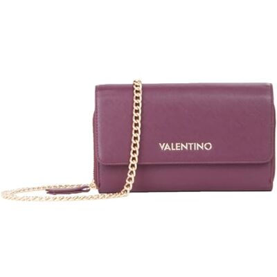 Valentino Umhängetasche Clutch Zero Re Wallet With Shoulder Strap Prugna beere Valentino Umhängetasche Clutch Zero Re Wallet With Shoulder Strap Prugna beere