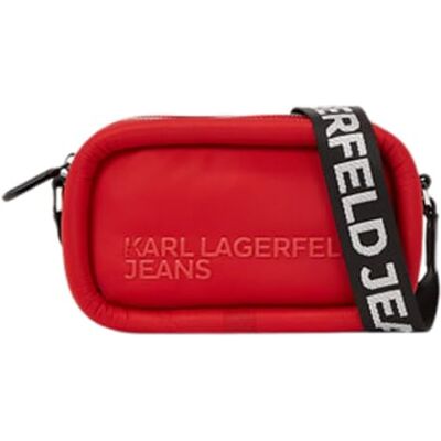 KARL LAGERFELD JEANS Damen Puffy Camera Bag Pompeian Red One size KARL LAGERFELD JEANS Damen Puffy Camera Bag Pompeian Red One size