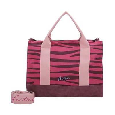 Fritzi aus Preussen Fritzi Canvas Tote Bag Canvas Zebra Pink Shopper Baumwollmix Damen Handtasche Umhängetasche Festival City Beach vegan Zebraprint 29,5 x 40 x 14 cm, Pink Fritzi aus Preussen Fritzi Canvas Tote Bag Canvas Zebra Pink Shopper Baumwollmix Damen Handtasche Umhängetasche Festival City Beach vegan Zebraprint 29,5 x 40 x 14 cm, Pink