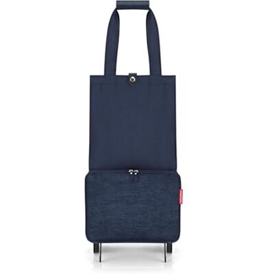 reisenthel foldabletrolley Twist Navy Faltbarer, kompakter Einkaufswagen einfach zu verstauen reisenthel foldabletrolley Twist Navy Faltbarer, kompakter Einkaufswagen einfach zu verstauen