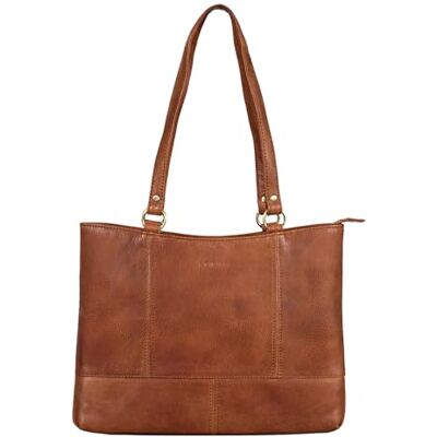 STILORD Delilah Leder Shopper Damen Handtasche Umhängetasche Hobo Bag Retro Damen-Tasche Schultertasche Ledertasche Frauen Tote Bag Tasche Echtleder Farbe:Arona braun STILORD Delilah Leder Shopper Damen Handtasche Umhängetasche Hobo Bag Retro Damen-Tasche Schultertasche Ledertasche Frauen Tote Bag Tasche Echtleder Farbe:Arona braun